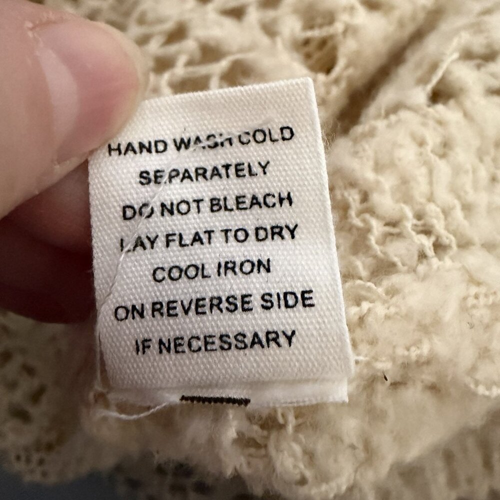 Bucket List Oversized Open Front Knit Cardigan L … - image 7